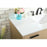 Elegant Baldwin 48" Bathroom Vanity, Maple/Backsplash