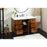 Elegant Kitchen/Bath Baldwin 48" Bathroom Vanity, Teak