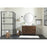 Elegant Baldwin 48" Bathroom Vanity, Teak/Backsplash