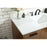 Elegant Baldwin 48" Bathroom Vanity, Teak/Backsplash