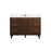 Elegant Baldwin 48" Bathroom Vanity, Walnut/Backsplash - VF47048MWT-BS