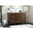 Elegant Baldwin 48" Bathroom Vanity, Walnut/Backsplash