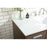 Elegant Baldwin 48" Bathroom Vanity, Walnut/Backsplash