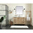 Elegant Kitchen/Bath Baldwin 48" Single Bathroom Vanity, Natural Oak