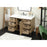 Elegant Baldwin 48" Single Vanity, Natural Oak/Backsplash