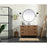 Elegant Baldwin 48" Single Bathroom Vanity, Walnut Brown