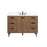 Elegant Baldwin 48" Single Vanity, Walnut Brown/Backsplash - VF47048WB-BS
