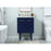 Elegant Kitchen/Bath Cyrus 24" Single Bathroom Vanity, Blue