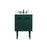 Elegant Cyrus 24" Single Bathroom Vanity, Green/Backsplash - VF48024MGN-BS