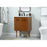 Elegant Kitchen/Bath Cyrus 24" Single Bathroom Vanity, Teak