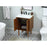 Elegant Kitchen/Bath Cyrus 24" Single Bathroom Vanity, Teak