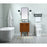 Elegant Kitchen/Bath Cyrus 24" Single Bathroom Vanity, Teak