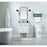 Elegant Kitchen/Bath Cyrus 24" Single Bathroom Vanity, White