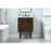 Elegant Kitchen/Bath Cyrus 24" Single Bathroom Vanity, Walnut