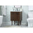Elegant Kitchen/Bath Cyrus 24" Single Bathroom Vanity, Walnut