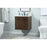 Elegant Kitchen/Bath Cyrus 24" Single Bathroom Vanity, Walnut