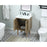 Elegant Kitchen/Bath Cyrus 24" Single Bathroom Vanity, Natural Oak