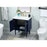 Elegant Cyrus 30" Single Bathroom Vanity, Blue/Backsplash
