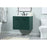 Elegant Cyrus 30" Single Bathroom Vanity, Green/Backsplash