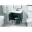 Elegant Cyrus 30" Single Bathroom Vanity, Green/Backsplash