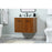 Elegant Kitchen/Bath Cyrus 30" Single Bathroom Vanity, Teak