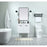 Elegant Kitchen/Bath Cyrus 30" Single Bathroom Vanity, White