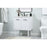 Elegant Cyrus 30" Single Bathroom Vanity, White/Backsplash