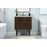 Elegant Kitchen/Bath Cyrus 30" Single Bathroom Vanity, Walnut