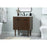 Elegant Kitchen/Bath Cyrus 30" Single Bathroom Vanity, Walnut