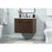 Elegant Kitchen/Bath Cyrus 30" Single Bathroom Vanity, Walnut