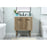 Elegant Kitchen/Bath Cyrus 30" Single Bathroom Vanity, Natural Oak