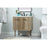 Elegant Kitchen/Bath Cyrus 30" Single Bathroom Vanity, Natural Oak