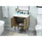 Elegant Kitchen/Bath Cyrus 30" Single Bathroom Vanity, Natural Oak