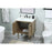 Elegant Cyrus 30" Single Bathroom Vanity, Natural Oak/Backsplash