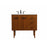 Elegant Kitchen/Bath Cyrus 36" Single Bathroom Vanity, Teak - VF48036MTK