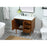 Elegant Kitchen/Bath Cyrus 36" Single Bathroom Vanity, Teak