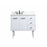 Elegant Cyrus 36" Single Bathroom Vanity, White/Backsplash - VF48036MWH-BS