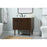 Elegant Cyrus 36" Single Bathroom Vanity, Walnut/Backsplash