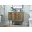Elegant Kitchen/Bath Cyrus 36" Single Bathroom Vanity, Natural Oak