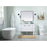 Elegant Cyrus 48" Single Bathroom Vanity, Teak/Backsplash