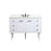 Elegant Cyrus 48" Single Bathroom Vanity, White/Backsplash - VF48048MWH-BS