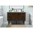 Elegant Cyrus 48" Single Bathroom Vanity, Walnut/Backsplash