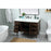 Elegant Cyrus 48" Single Bathroom Vanity, Walnut/Backsplash
