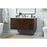 Elegant Cyrus 48" Single Bathroom Vanity, Walnut/Backsplash