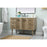Elegant Kitchen/Bath Cyrus 48" Single Bathroom Vanity, Natural Oak
