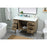Elegant Kitchen/Bath Cyrus 48" Single Bathroom Vanity, Natural Oak