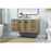 Elegant Kitchen/Bath Cyrus 48" Single Bathroom Vanity, Natural Oak
