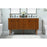 Elegant Kitchen/Bath Cyrus 60" Single Bathroom Vanity, Teak