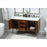 Elegant Kitchen/Bath Cyrus 60" Single Bathroom Vanity, Teak