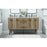 Elegant Kitchen/Bath Cyrus 60" Single Bathroom Vanity, Natural Oak